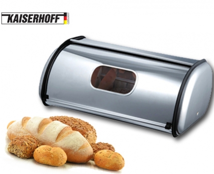 Groupdeal - Kaiserhoff RVS broodtrommel! Groupdeal - Kaiserhoff RVS broodtrommel!
