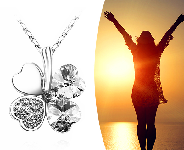 Groupdeal - Klavertjevier Collier Groupdeal - Klavertjevier Collier