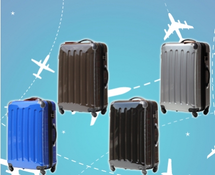 Groupdeal - Kofferset van 3 verschillende maten trolleykoffers Groupdeal - Kofferset van 3 verschillende maten trolleykoffers