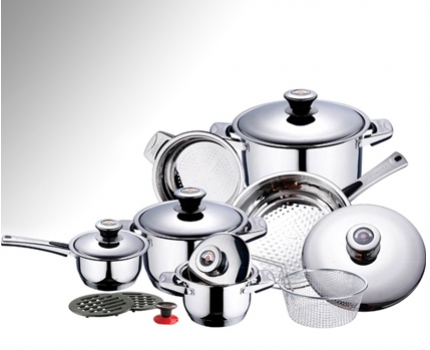 Groupdeal - Koken als een echte top chef met deze 16-delige pannenset! Groupdeal - Koken als een echte top chef met deze 16-delige pannenset!