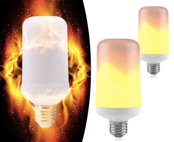 Groupdeal - Led Lamp met Vlameffect Groupdeal - Led Lamp met Vlameffect