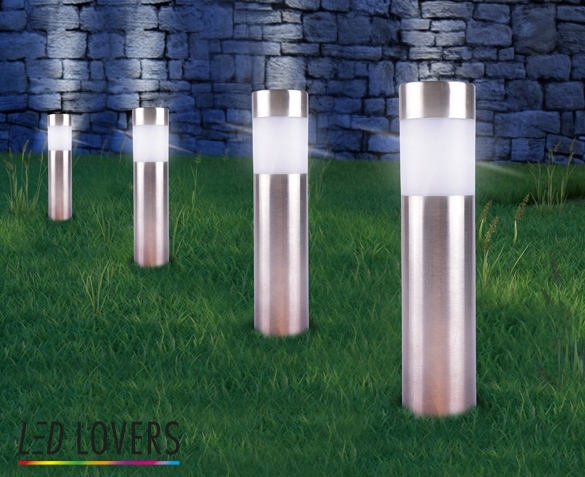 Groupdeal - LED Lovers RVS Tuinlampen Groupdeal - LED Lovers RVS Tuinlampen