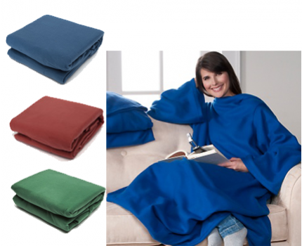 Groupdeal - Leesdeken met mouwen! Groupdeal - Leesdeken met mouwen!