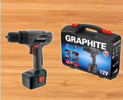 Groupdeal - lekker klussen met de Graphite accu boor- en schroefmachine 12V Groupdeal - lekker klussen met de Graphite accu boor- en schroefmachine 12V