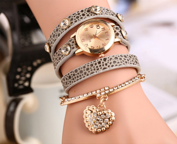 Groupdeal - Leren Armbandhorloge