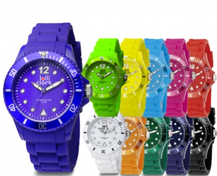 Groupdeal - Lolli Clock! Hip horloge in 11 verschillende kleuren! Groupdeal - Lolli Clock! Hip horloge in 11 verschillende kleuren!