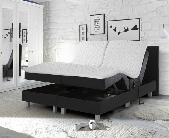 Groupdeal - Lotte Elektrische Boxspringset Groupdeal - Lotte Elektrische Boxspringset