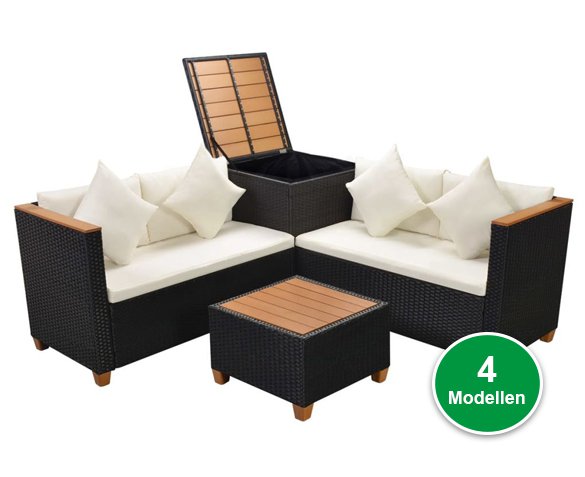 Groupdeal - Loungeset Poly Rattan Groupdeal - Loungeset Poly Rattan