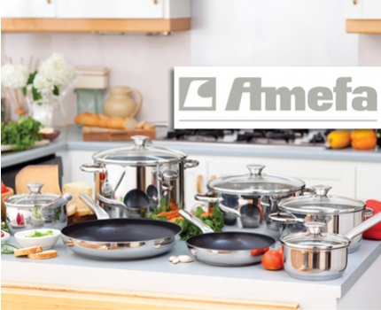 Groupdeal - Luxe 12-delige pannenset van Amefa Groupdeal - Luxe 12-delige pannenset van Amefa