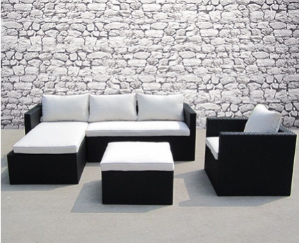 Groupdeal - Luxe 4-delige Lounge set Santa Monica: uitgebreid ontspannen in de zon!