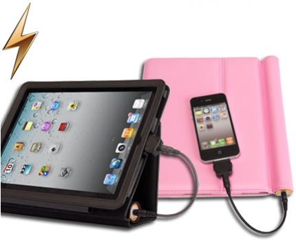Groupdeal - Luxe iPad hoes met multifuctionele batterij Groupdeal - Luxe iPad hoes met multifuctionele batterij