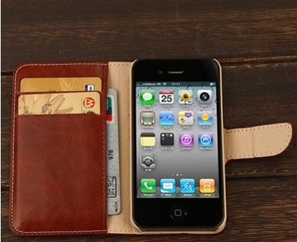Groupdeal - Luxe leren iPhone of Samsung Galaxy wallet Groupdeal - Luxe leren iPhone of Samsung Galaxy wallet