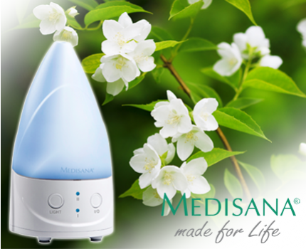 Groupdeal - Medisana Aromaverstuiver met lamp!