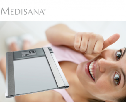 Groupdeal - Medisana personenweegschaal met bodycheck! Groupdeal - Medisana personenweegschaal met bodycheck!