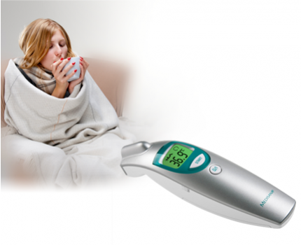 Groupdeal - Medisana Thermometer met Blue Focus Light Groupdeal - Medisana Thermometer met Blue Focus Light