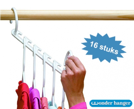 Groupdeal - Meer ruimte in je kledingkast met deze Wonderhanger! Groupdeal - Meer ruimte in je kledingkast met deze Wonderhanger!