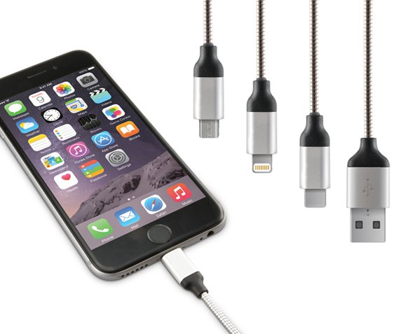 Groupdeal - Metalen USB Kabel