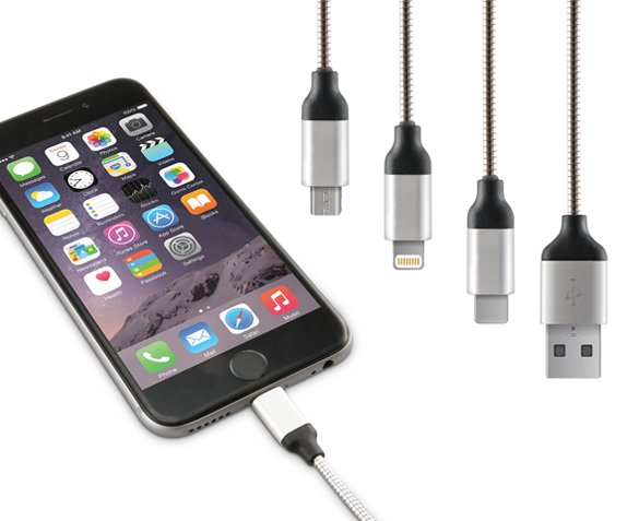 Groupdeal - Metalen USB Kabel Groupdeal - Metalen USB Kabel