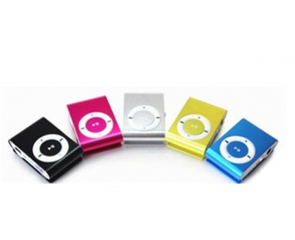 Groupdeal - Mini Clip MP3 speler met ingebouwde SD-card reader