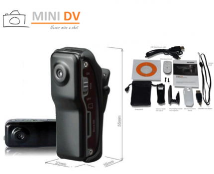 Groupdeal - Mini DV Pro Spy videocamera met geluidsactivatie Groupdeal - Mini DV Pro Spy videocamera met geluidsactivatie