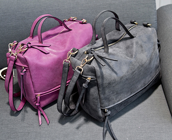 Groupdeal - Nubuck Leren Schoudertas Groupdeal - Nubuck Leren Schoudertas