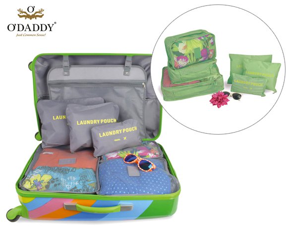 Groupdeal - O'Daddy 12-Delige Koffer Organizerset Groupdeal - O'Daddy 12-Delige Koffer Organizerset
