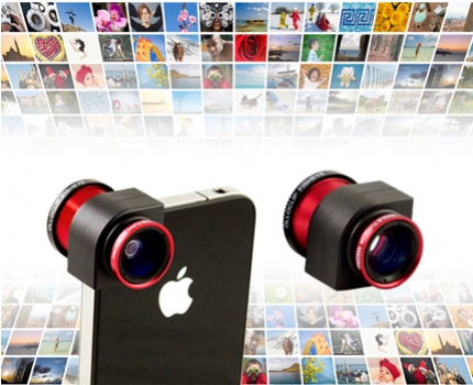 Groupdeal - Olloclip; 3 lenzen voor je iPhone 4/4S in één clip