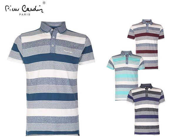 Groupdeal - Pierre Cardin Polo Gestreept Groupdeal - Pierre Cardin Polo Gestreept