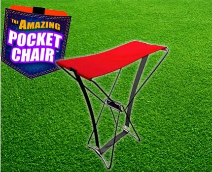 Groupdeal - Pocket Chair! Uitklapbare stoel in broekzakformaat Groupdeal - Pocket Chair! Uitklapbare stoel in broekzakformaat