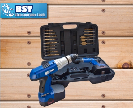 Groupdeal - Professionele accu boor-(met klopfunctie) en schroefmachine set Groupdeal - Professionele accu boor-(met klopfunctie) en schroefmachine set