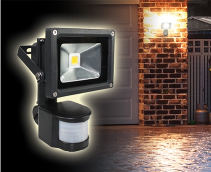 Groupdeal - Quintezz LED-Floodlight met bewegingssensor Groupdeal - Quintezz LED-Floodlight met bewegingssensor