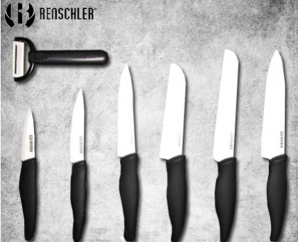 Groupdeal - Renschler keramische 7-delige messenset! Groupdeal - Renschler keramische 7-delige messenset!