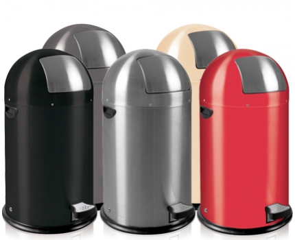 Groupdeal - Retro Prullenbakken in 5 kleuren! Groupdeal - Retro Prullenbakken in 5 kleuren!