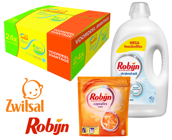Groupdeal - Robijn Wasmiddel & Zwitsal Mega Deal Groupdeal - Robijn Wasmiddel & Zwitsal Mega Deal