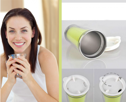 Groupdeal - RVS Design thermobeker en cocktailshaker Groupdeal - RVS Design thermobeker en cocktailshaker