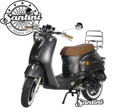Groupdeal - Santini San Remo retro-scooter! In 5 verschillende kleuren Groupdeal - Santini San Remo retro-scooter! In 5 verschillende kleuren