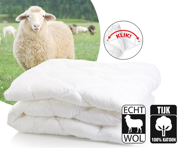 Groupdeal - Schapenwol Dekbed Groupdeal - Schapenwol Dekbed