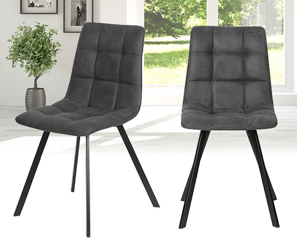 Groupdeal - Set van 2 Eetkamerstoelen Lisa Groupdeal - Set van 2 Eetkamerstoelen Lisa