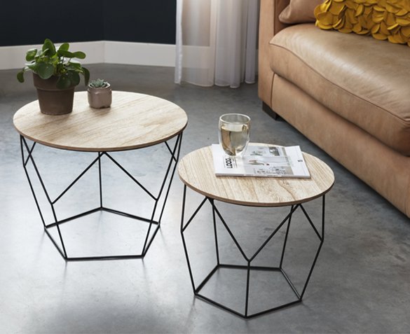 Groupdeal - Set van 2 Lifa Living Bijzettafels Groupdeal - Set van 2 Lifa Living Bijzettafels
