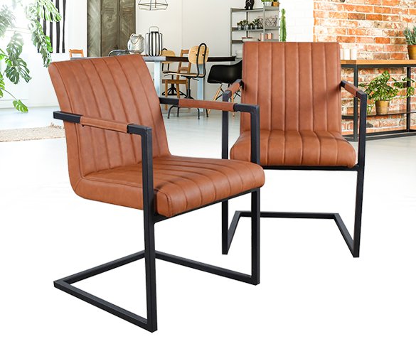 Groupdeal - Set van 2 Stoelen Brussels