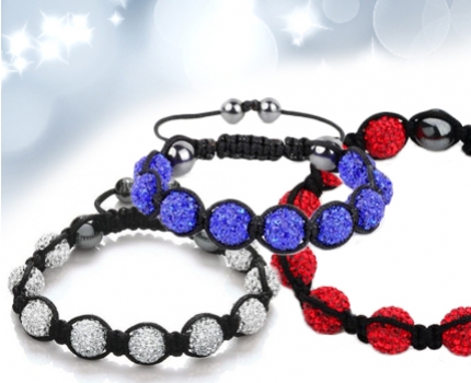 Groupdeal - Shamballa style armbanden met Swarovski Elements!