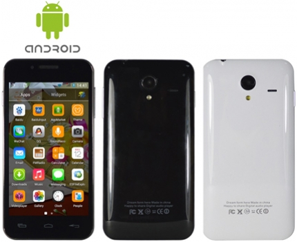 Groupdeal - Smartphone met Android in zwart of wit! Groupdeal - Smartphone met Android in zwart of wit!