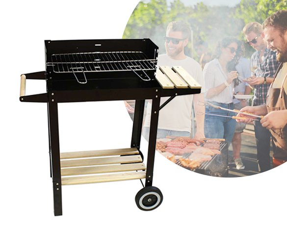 Groupdeal - Smoking Bill Barbecue Grillwagen Groupdeal - Smoking Bill Barbecue Grillwagen