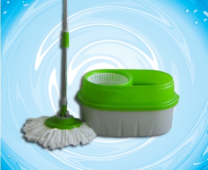 Groupdeal - Spinmop dweilsysteem, dé revolutie op schoonmaakgebied!