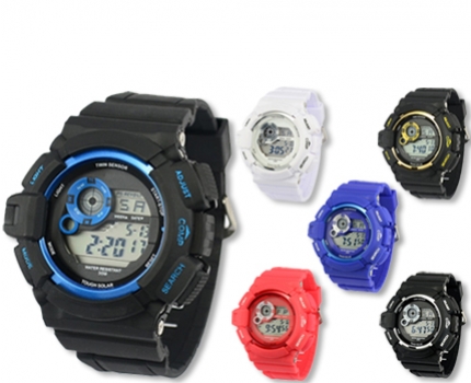 Groupdeal - Sportief horloge in 6 verschillende kleuren! Groupdeal - Sportief horloge in 6 verschillende kleuren!