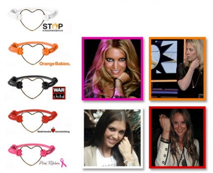 Groupdeal - Steun het goede doel en wees hip tegelijkertijd met de Heart Bracelet! Groupdeal - Steun het goede doel en wees hip tegelijkertijd met de Heart Bracelet!
