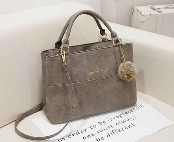 Groupdeal - Stijlvolle Nubuck Handtas Groupdeal - Stijlvolle Nubuck Handtas