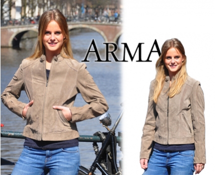 Groupdeal - Suède damesjack van Arma Groupdeal - Suède damesjack van Arma