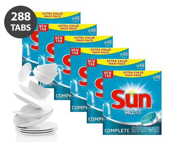 Groupdeal - Sun Vaatwastabletten Groupdeal - Sun Vaatwastabletten