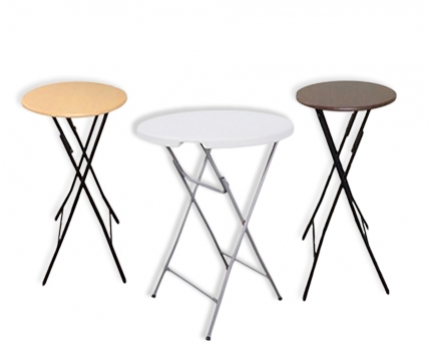 Groupdeal - Superhandige statafels van topkwaliteit! Optioneel met luxe statafelrok! Groupdeal - Superhandige statafels van topkwaliteit! Optioneel met luxe statafelrok!